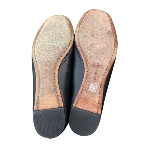 Coach Black Leather Ballerina Flats Size 9B - Picture 7 of 7